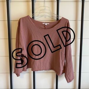 O’Neill Long Sleeve Crop Top